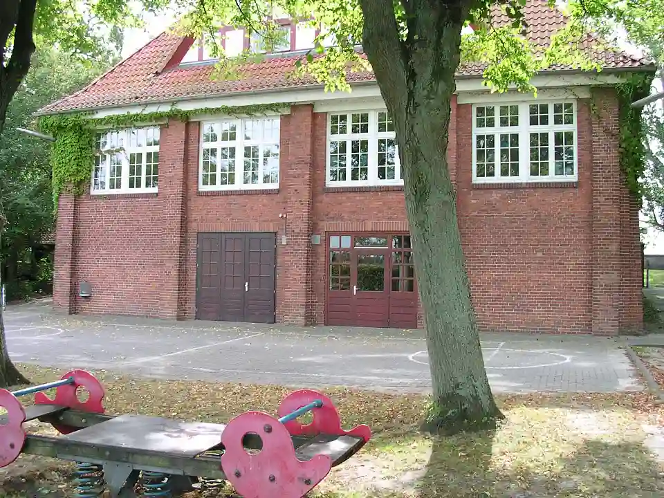 Ansicht des Schulhofes